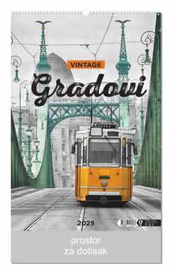 KALENDARI-2025 VINTAGE GRADOVI