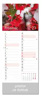 KALENDARI-2027 CVJETNI PLANER PROSINAC